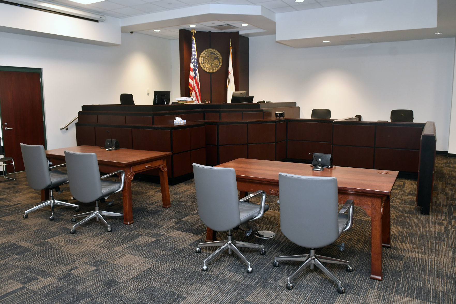 Courtroom at the Rock Island County Justice Center
